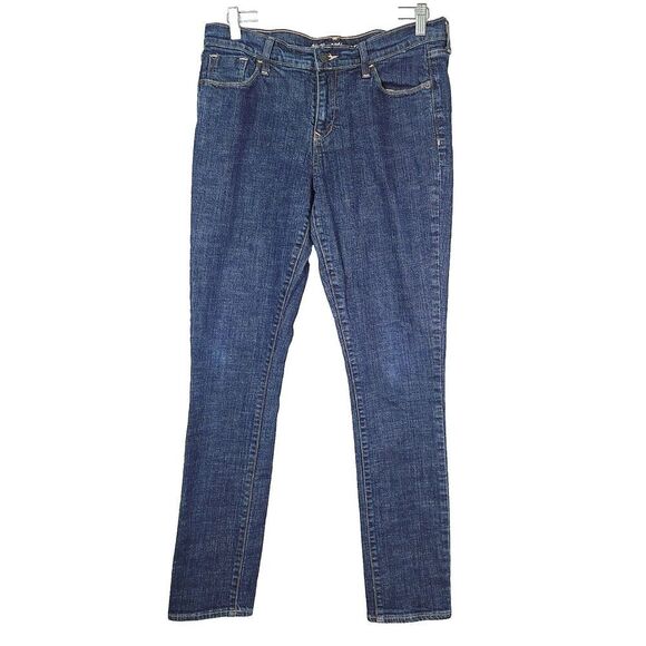 Old Navy The Sweetheart Jeans 10 Long Blue‎ Medium Wash Mid Rise Slim Fit Denim - Picture 1 of 9